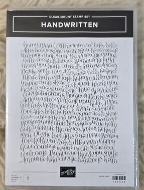 Stampin' Up! Handwritten Clear Mount Stamp Set